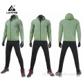 Goedkope dunne zip omhoog mannen sportjack hoodie